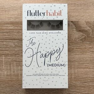 Flutter Habit Luxe Faux-Mink Eyelashes - The Happy (Medium)